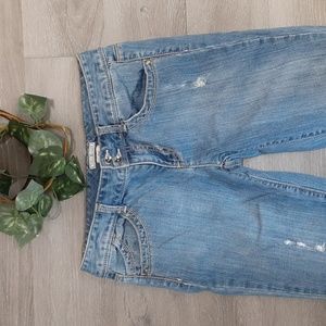 Tommy Hilfiger Low Rise Crop Distressed Jeans